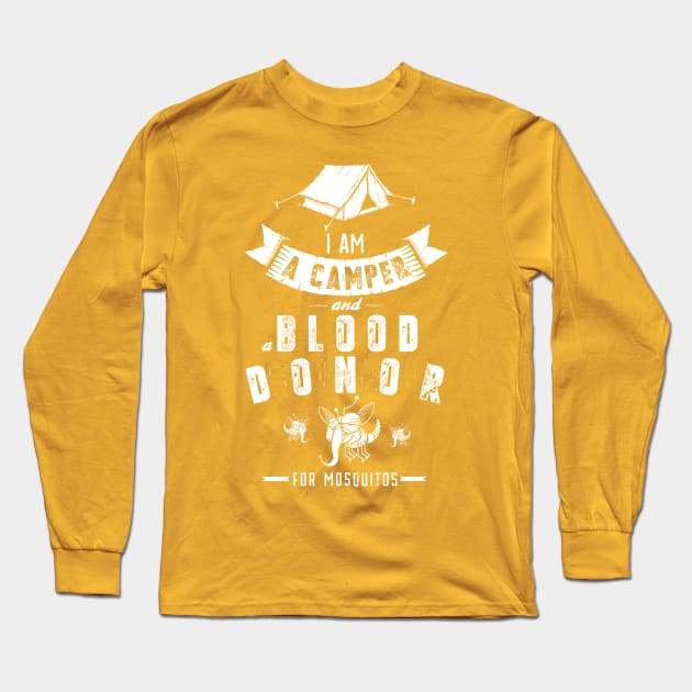 I am a camper Long Sleeve T-Shirt by JORDYGRAPH